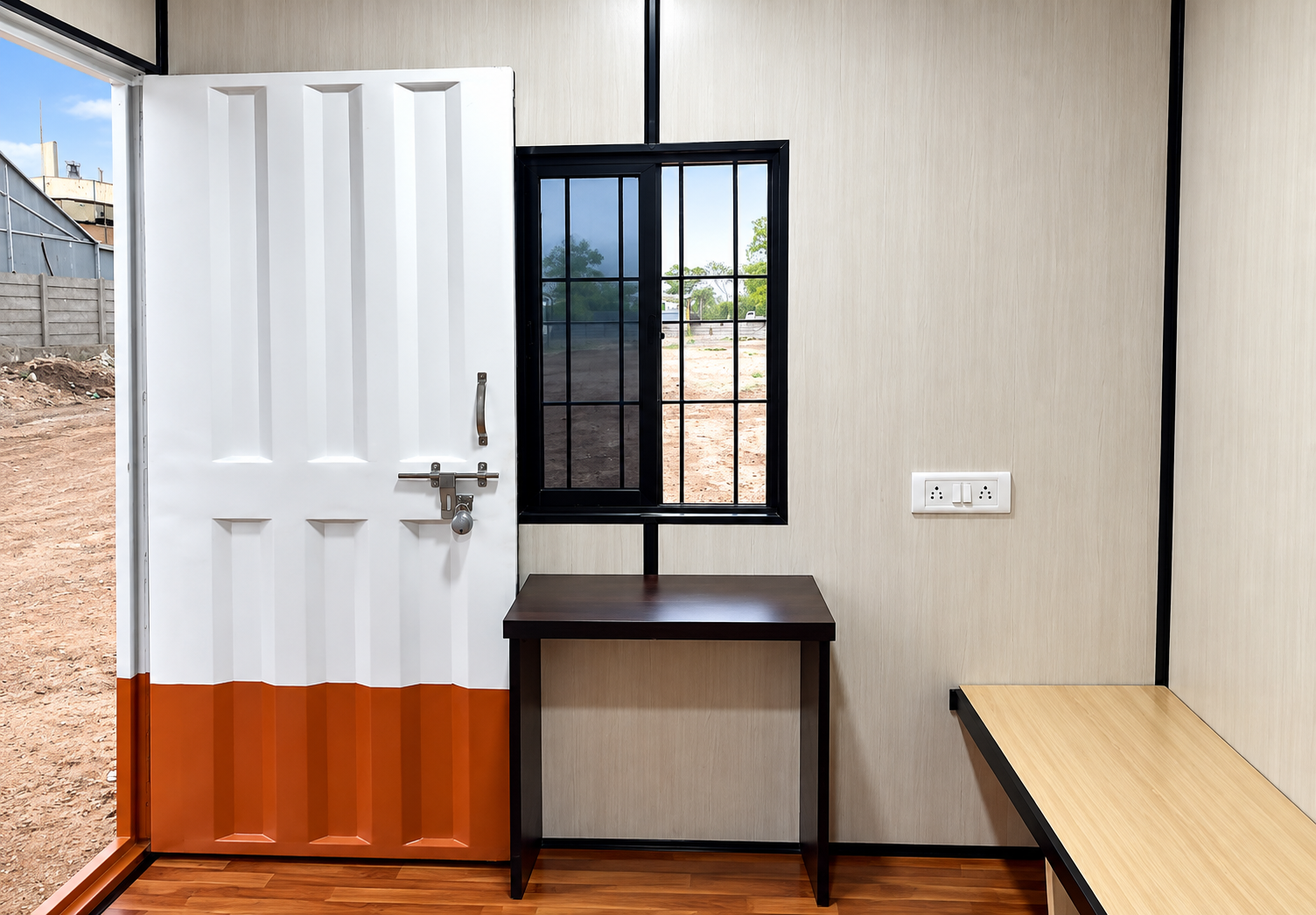 Mild Steel Portable Site Office Cabin