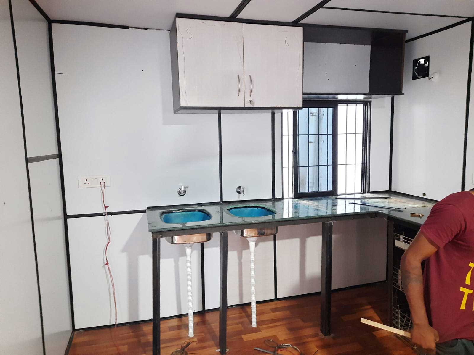 Modular Kitchen Cabin Interior