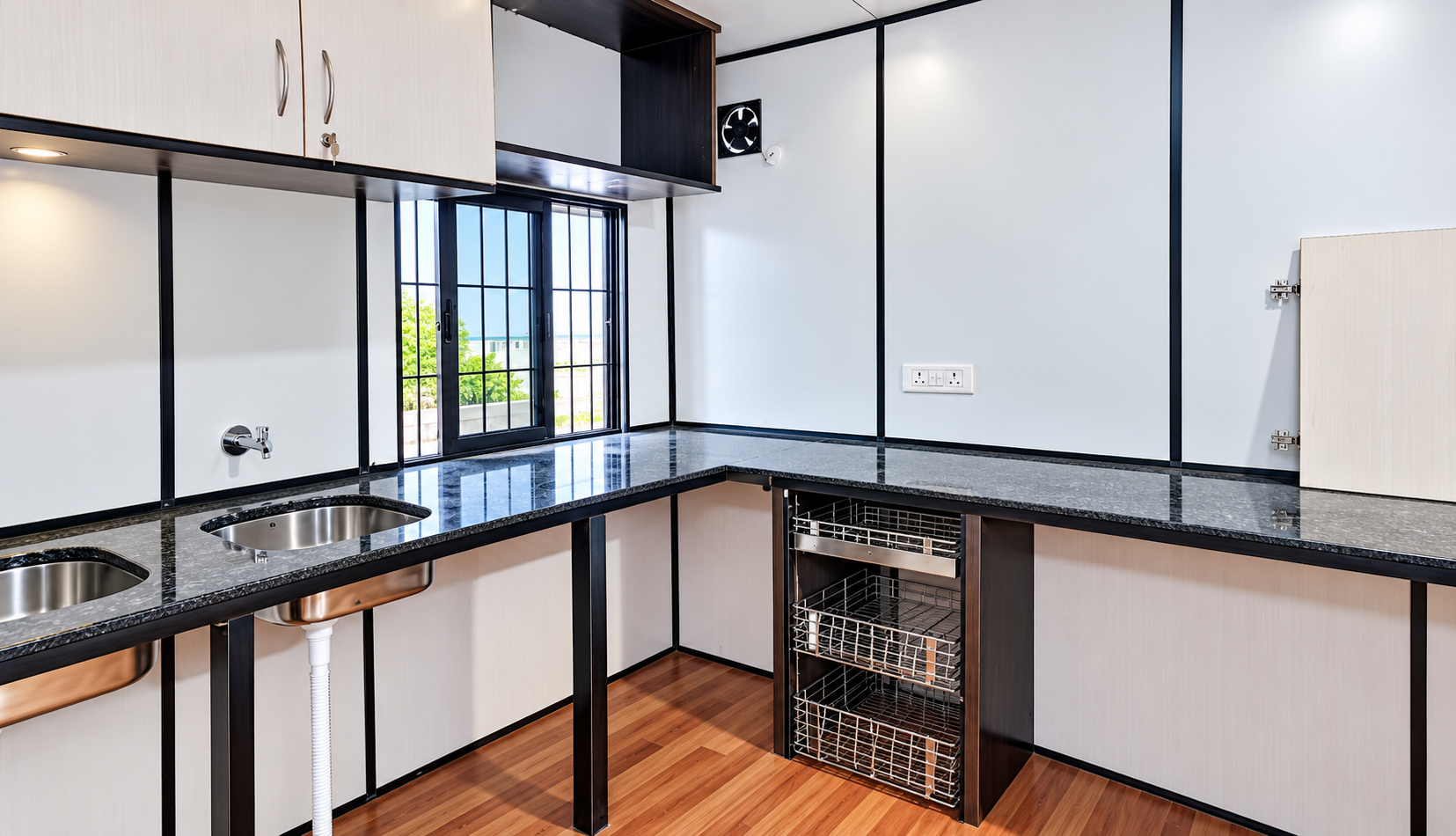 Modular Portable Kitchen Cabin